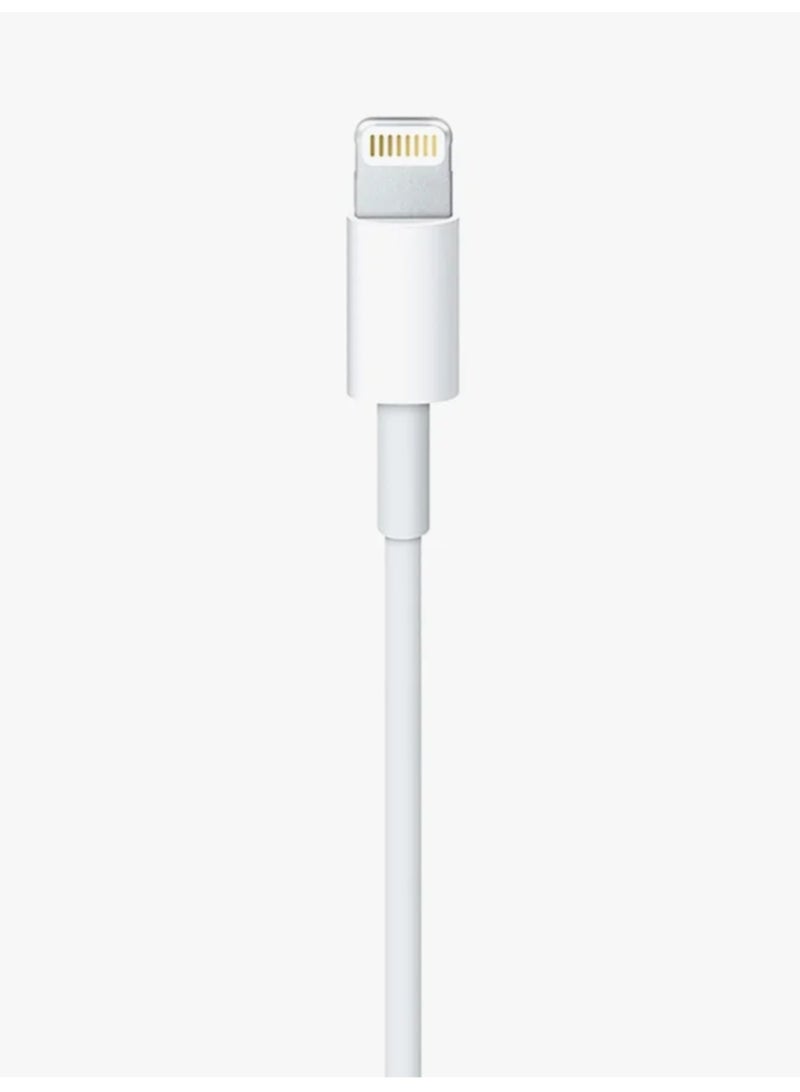 كابل شحن USB-C إلى Lightning متوافق مع أجهزة Apple، طول 2 متر، أبيض - Image 1